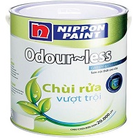 Sơn Nội Thất NIPPON Odour Less Chùi Rửa Vượt Trội 5Lit