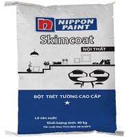 Bột trét nội thất NIPPON SKIMCOAT SINGLE STAR 40KG