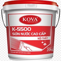 Sơn Nước Trong Nhà Bóng-Trắng Kova K-5500 20kg