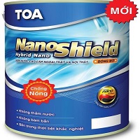 Sơn Ngoại thất Toa Nanoshield Bóng mờ 5Lit