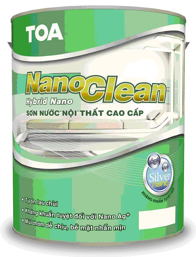Sơn Nội thất TOA NanoClean Siêu Bóng 5Lit