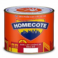 Sơn Lót Chống Rỉ Homecote Màu Đỏ  0.8Lit