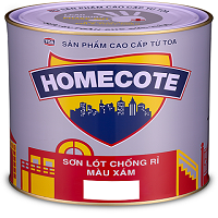 Sơn Lót Chống Rỉ Homecote Màu Xám 0.8Lit